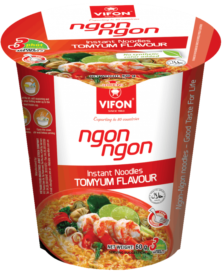 фото Лапша vifon ngon-ngon тайский том-ям быстрого приготовления 60 г