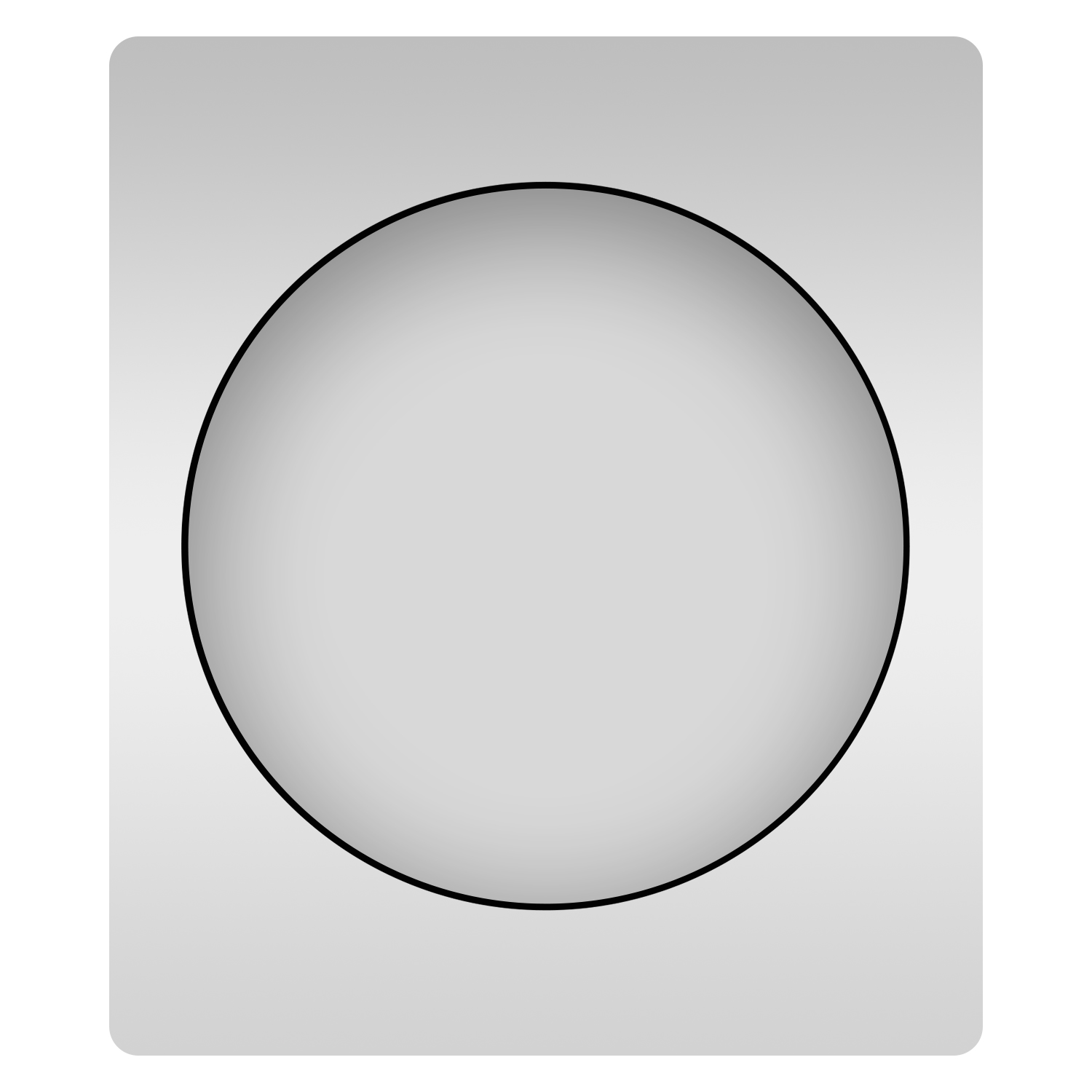 Влагостойкое круглое зеркало Wellsee 7 Rays' Spectrum 172200090, 100 см