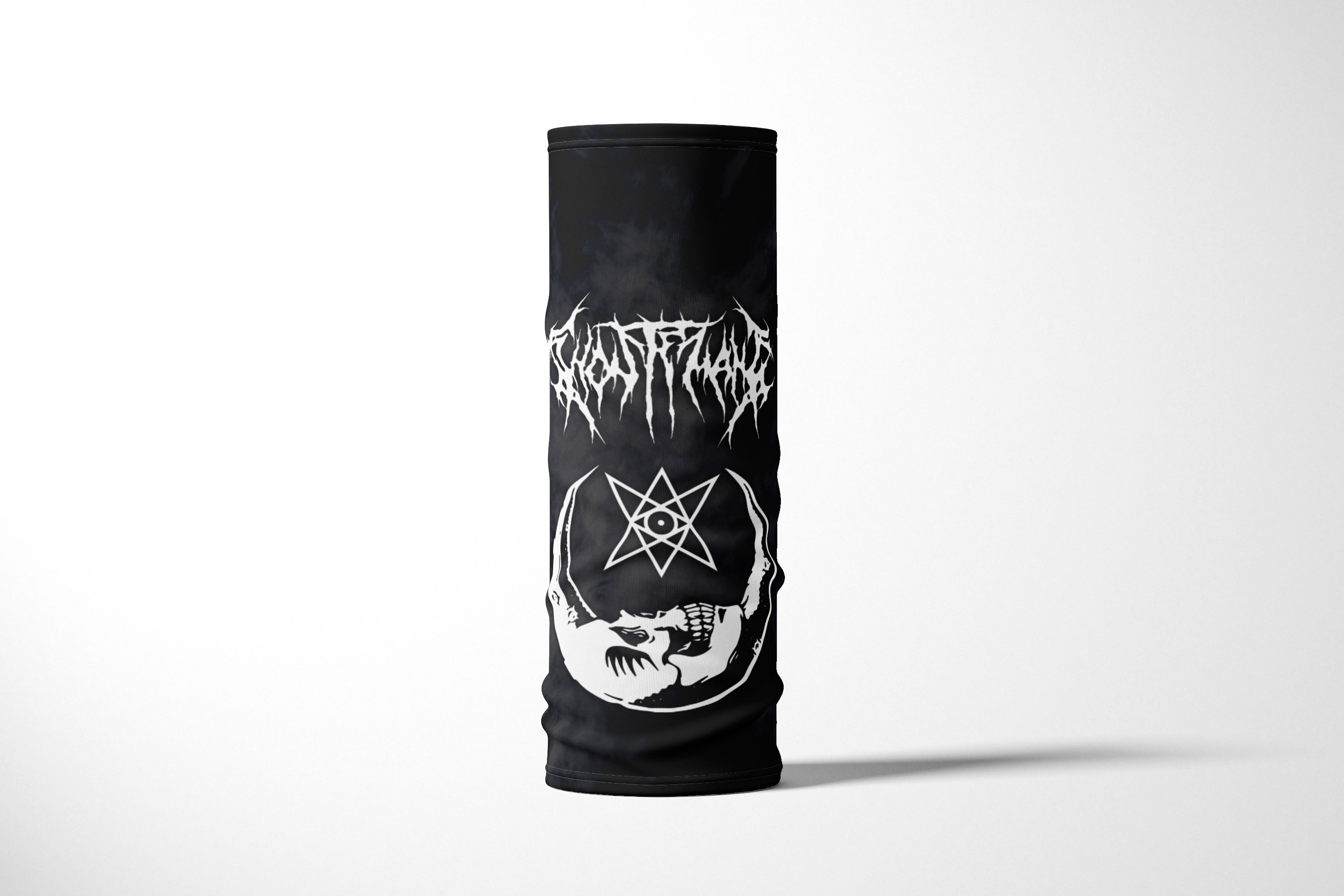 

Бандана / Бафф / Снуд-трансформер / Rap / GHOSTEMANE, Черный;белый, BBuffVM_VM1927497