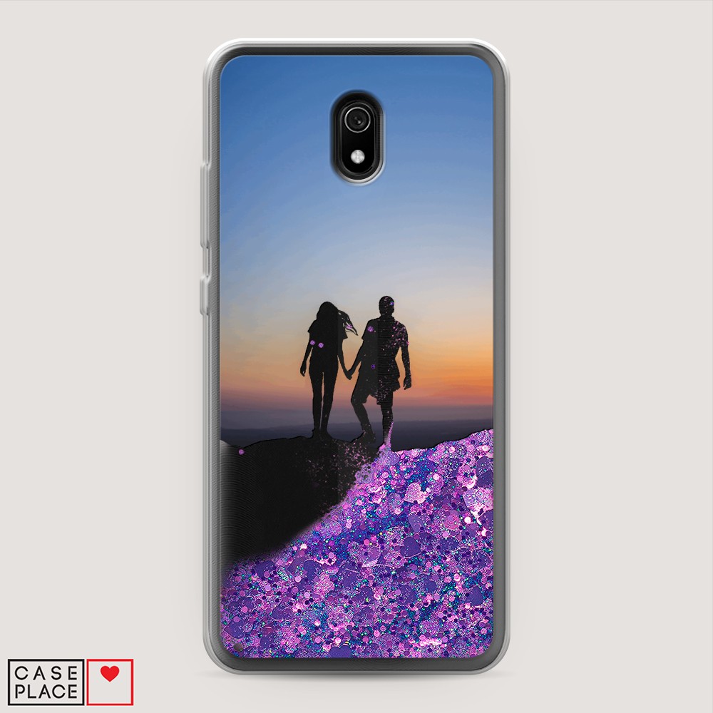 

Чехол Awog на Xiaomi Redmi 8A "Пара на краю света", Разноцветный, 37292-1