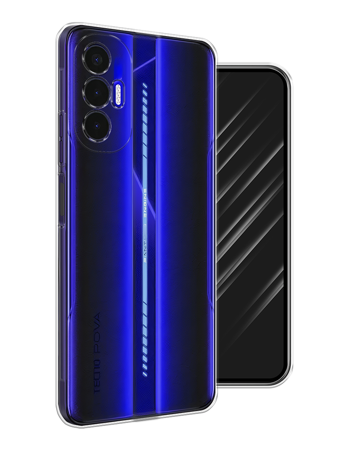 

Чехол Awog на Tecno Pova 3 прозрачный, 301550-1