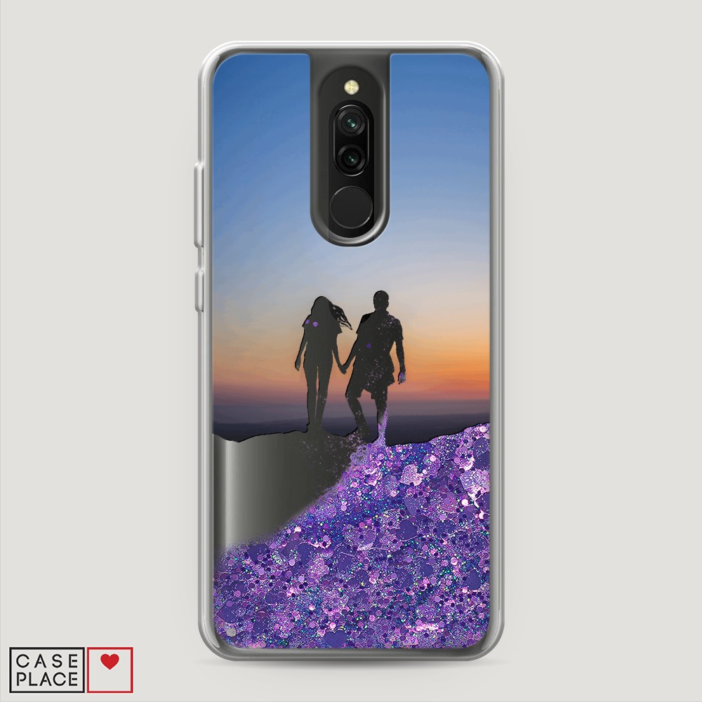 

Чехол Awog на Xiaomi Redmi 8 "Пара на краю света", Разноцветный, 37192-1