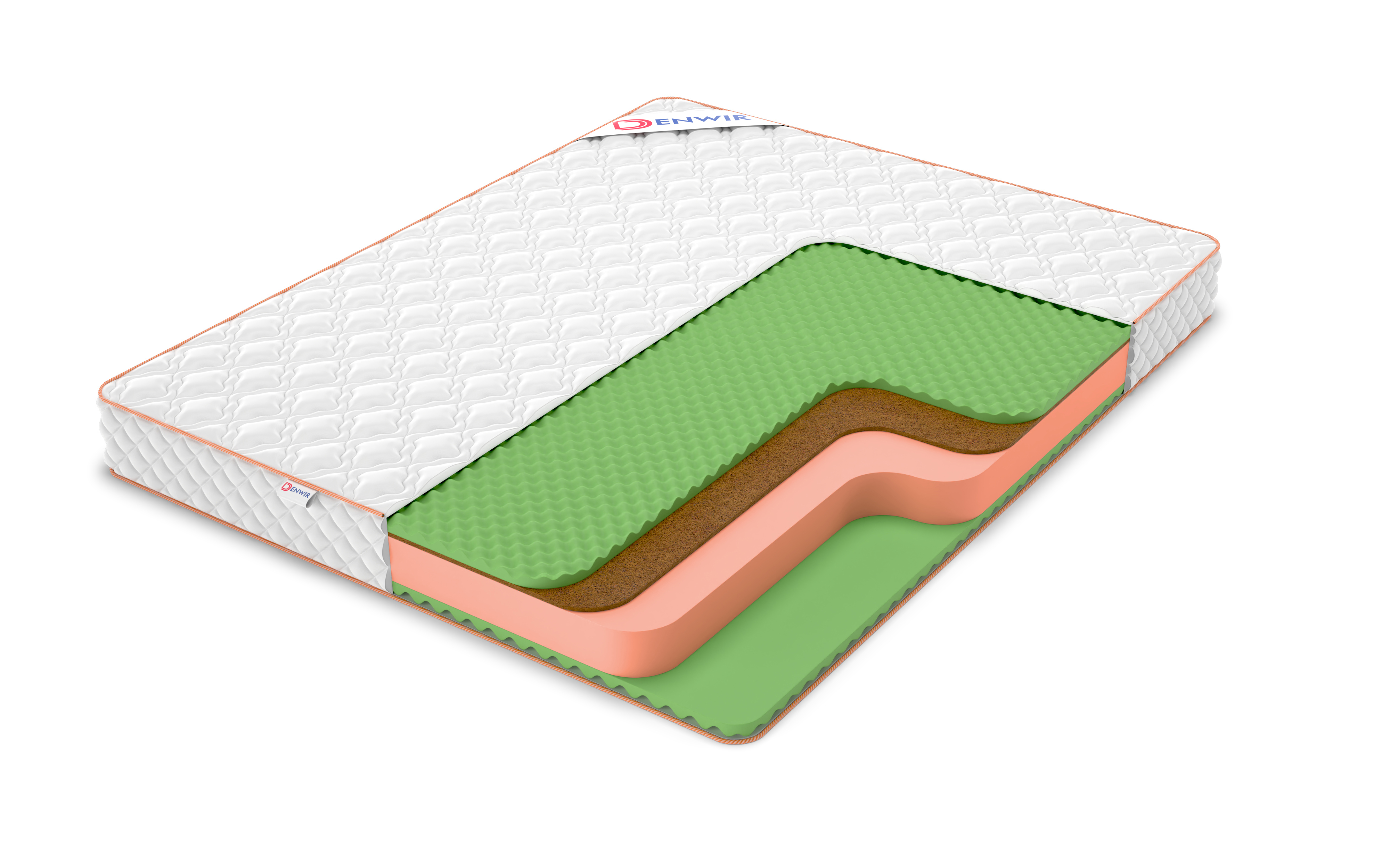 

Матрас беспружинный DENWIR TOP BALANCE RELAX PLUS 17/chstmat_TBRP17_160x195, Белый, TOP BALANCE RELAX PLUS 17