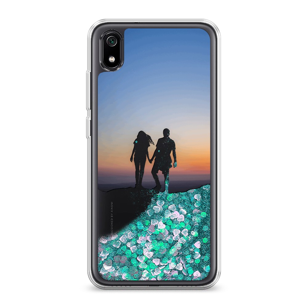 

Чехол Awog на Xiaomi Redmi 7A "Пара на краю света", Разноцветный, 35495-1