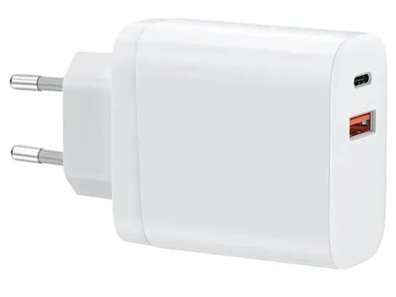 

Сетевое зарядное устройство NoBrand отсутствует 1xUSB, 1xUSB Type-C 3 А белый