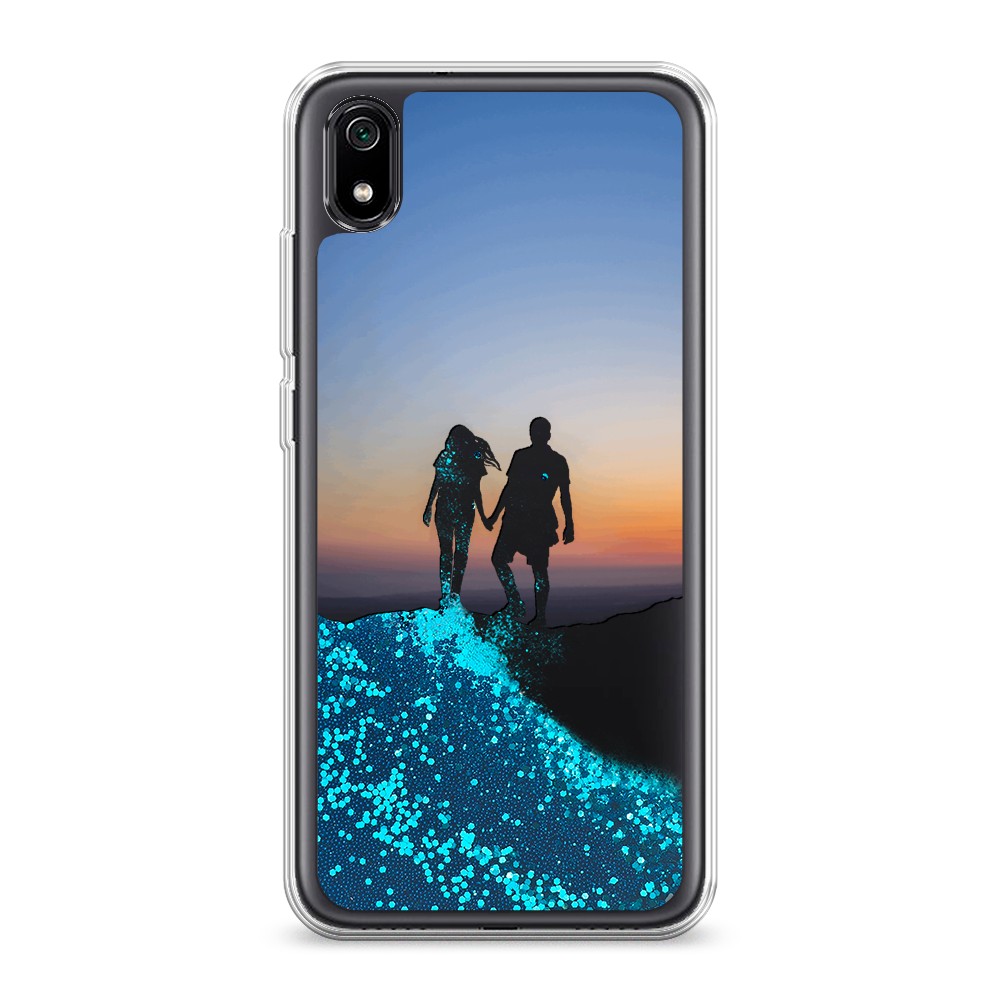 

Чехол Awog на Xiaomi Redmi 7A "Пара на краю света", Разноцветный, 35493-1