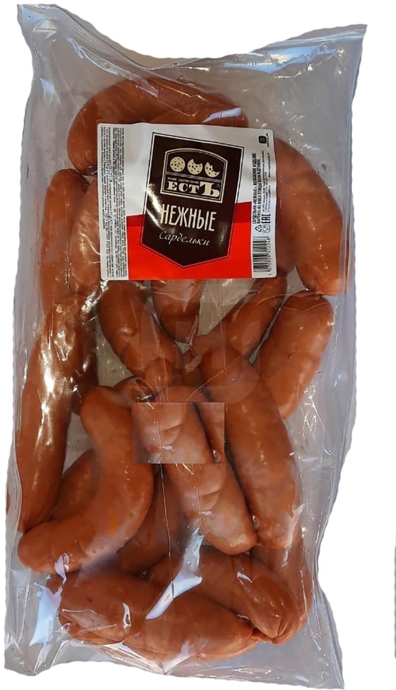 

Сардельки Естъ Нежные вареные +-1,5 кг
