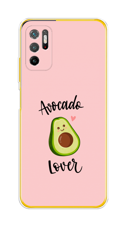 

Чехол на Xiaomi Poco M3 Pro "Avocado lover", Розовый;зеленый, 311050-6