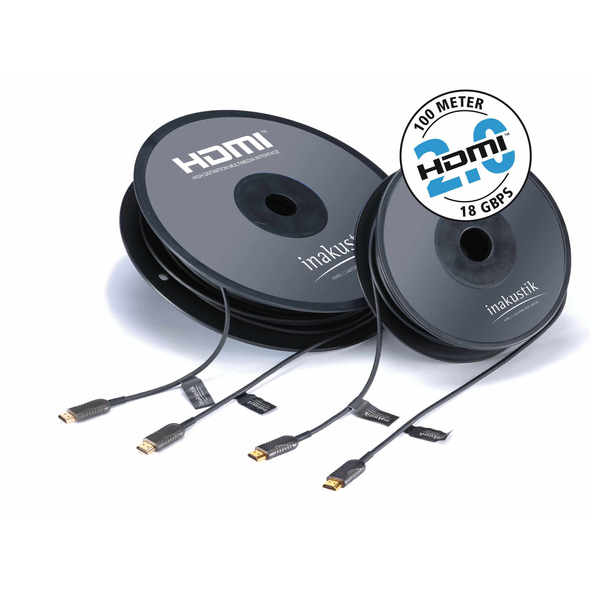 

Кабель HDMI - HDMI оптоволоконные Inakustik 009241002 Profi 2.0a Optical Fiber Cable 2.0m, 009241002 Profi 2.0a Optical Fiber Cable 2.0m