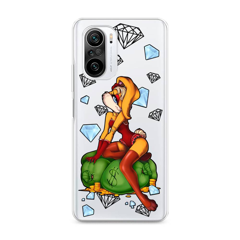 

Чехол на Xiaomi Redmi K40 "Лола Банни с бриллиантами", Красный;оранжевый;зеленый, 310950-6