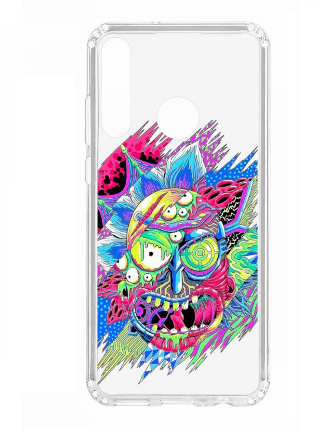 Чехол для смартфона Huawei Y6p 2020 КRUЧЕ Print прозрачный с принтом