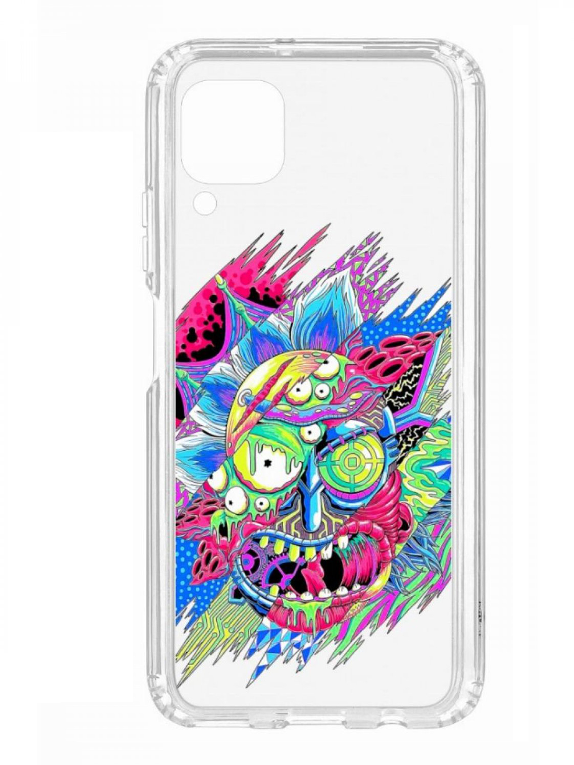 Чехол для смартфона Huawei P40 Lite КRUЧЕ Print прозрачный с принтом