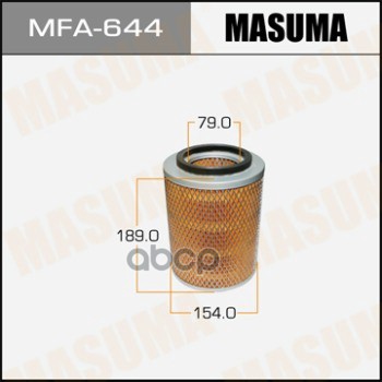 

Фильтр воздушный ISUZU Masuma MFA644