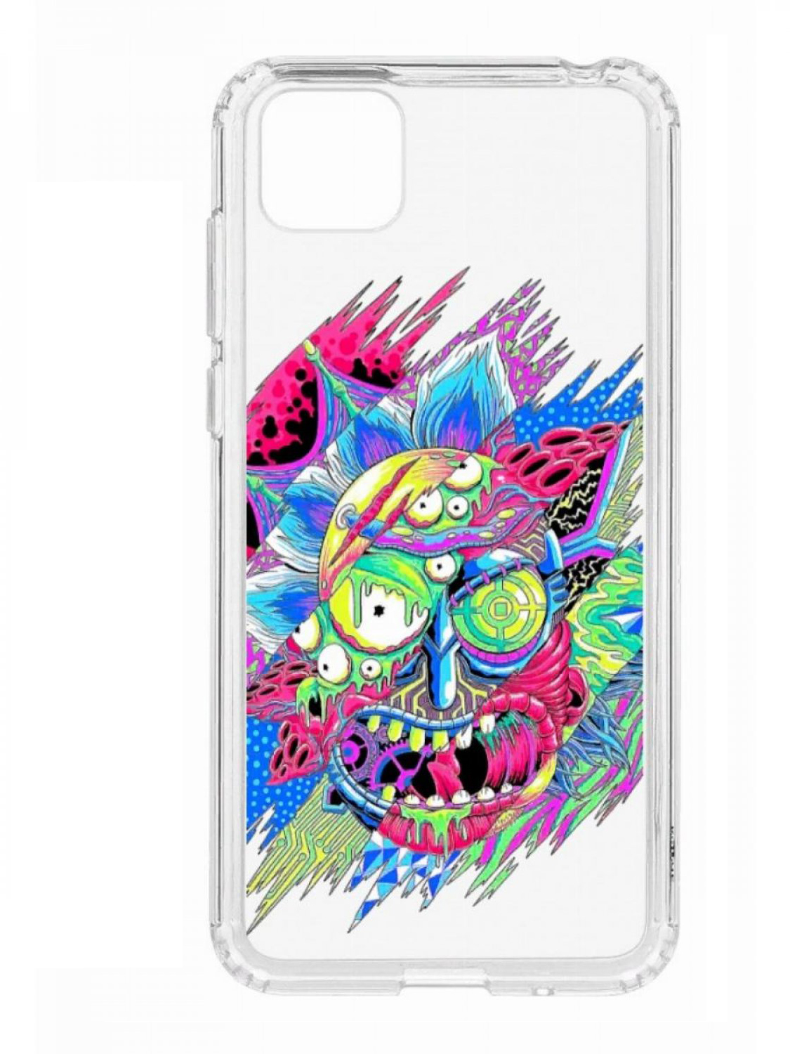 Чехол для смартфона Honor 9S КRUЧЕ Print прозрачный с принтом