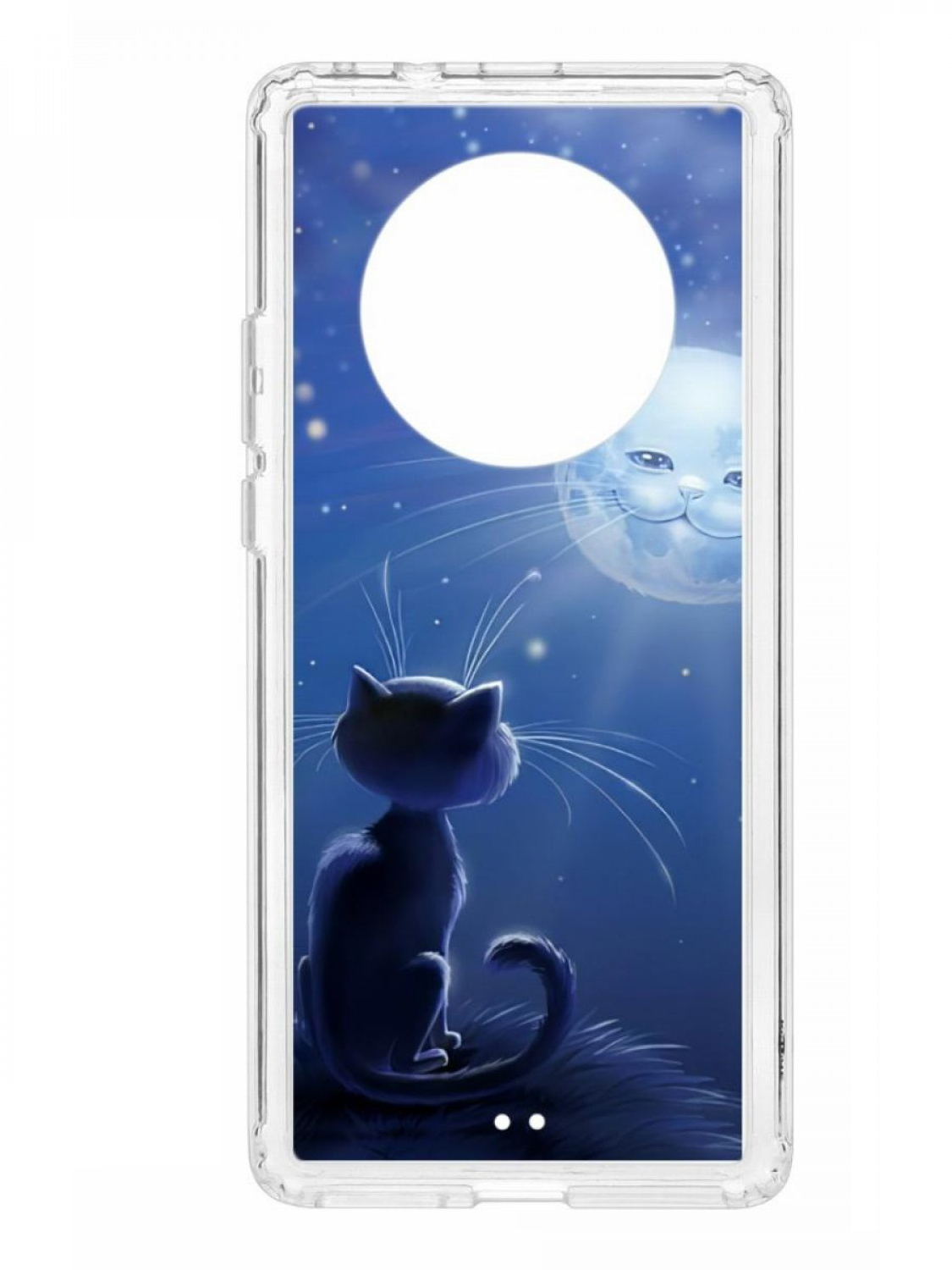 

Чехол для смартфона Huawei Mate 40 Pro КRUЧЕ Print прозрачный с принтом, Синий
