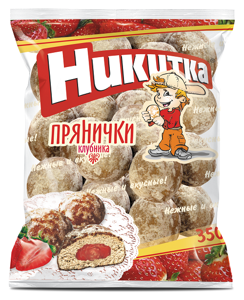 

Прянички Никитка Клубника 350 г