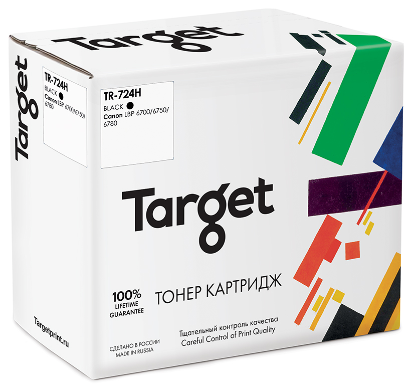 

Картридж для лазерного принтера Target 724H, черный, совместимый, TR-724H