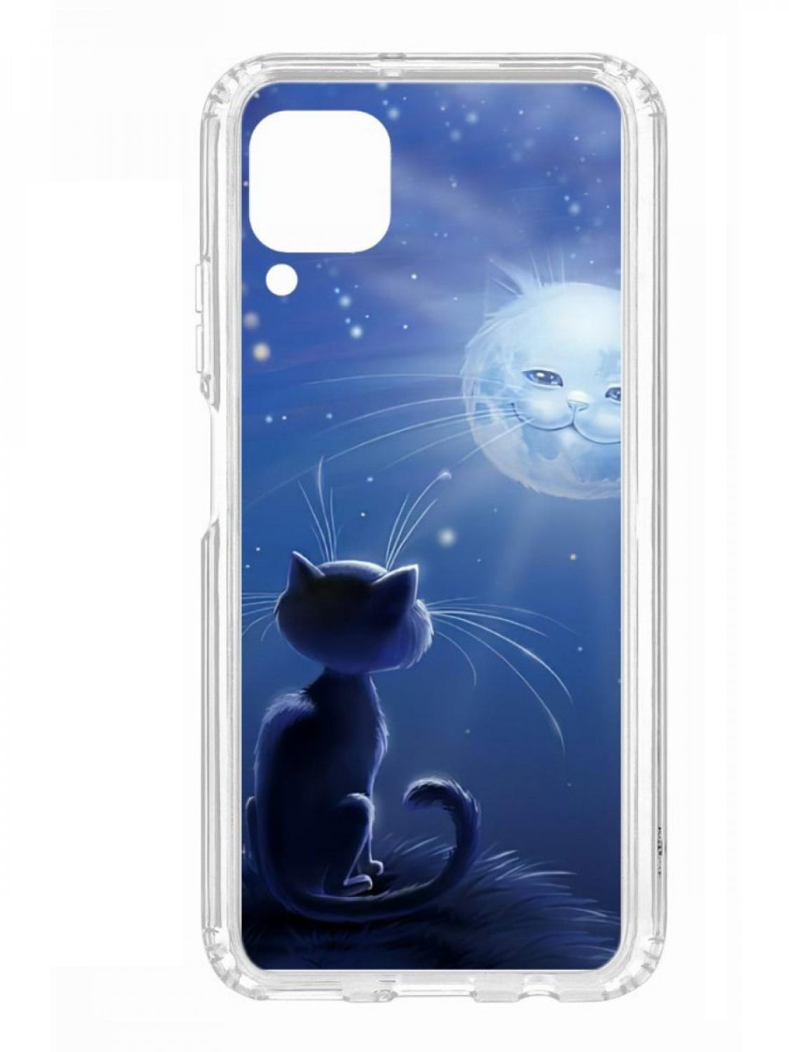 Чехол для смартфона Huawei P40 Lite КRUЧЕ Print прозрачный с принтом