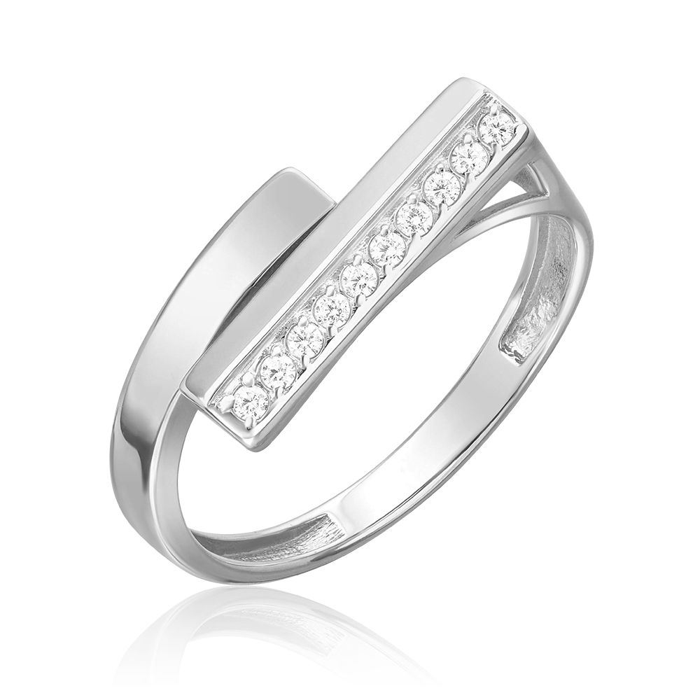 

Кольцо из золота р. 17 PLATINA jewelry 01-5668-00-401-1120, фианит, 01-5668-00-401-1120