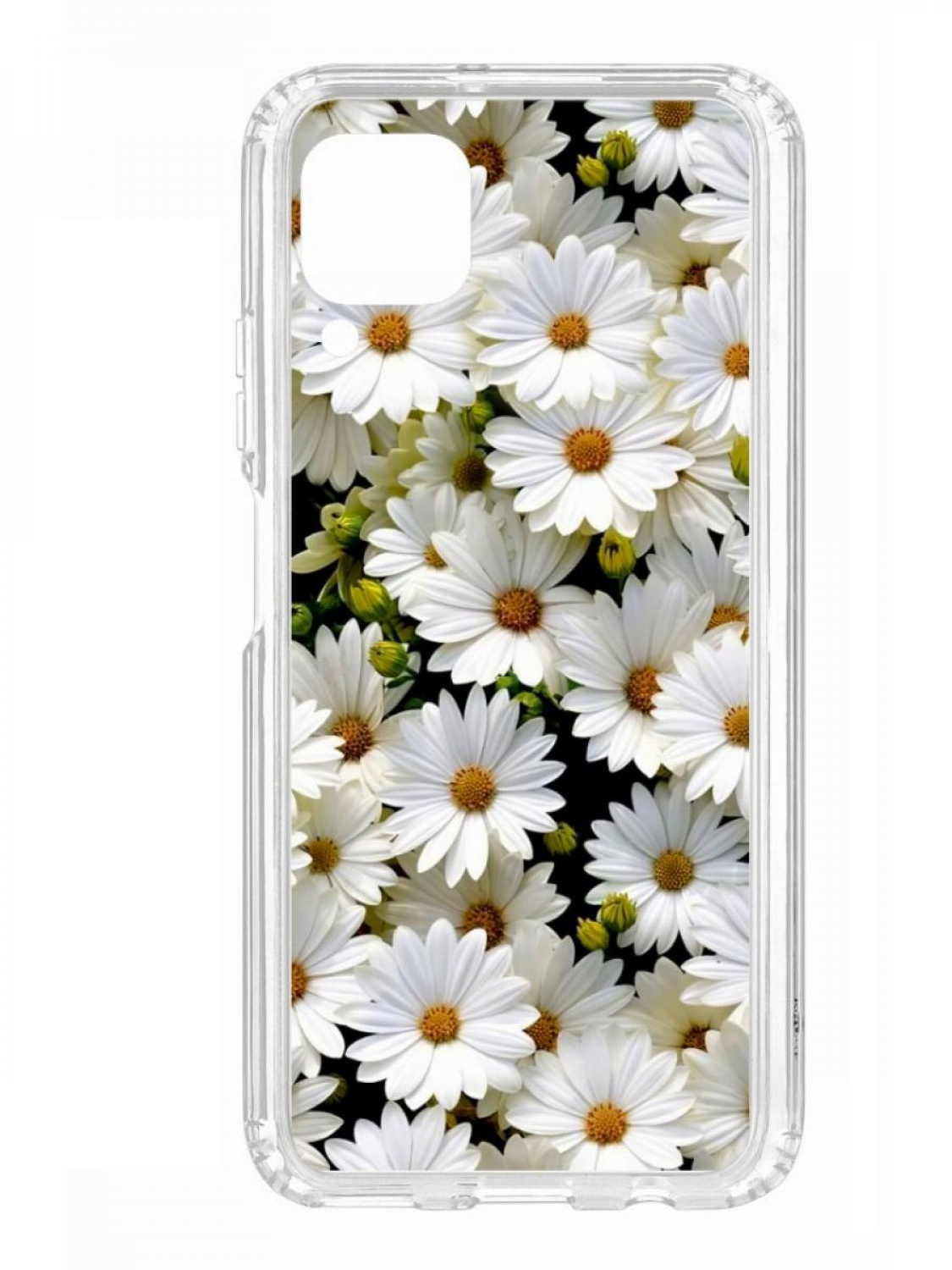 

Чехол для смартфона Huawei P40 Lite КRUЧЕ Print прозрачный с принтом, Белый