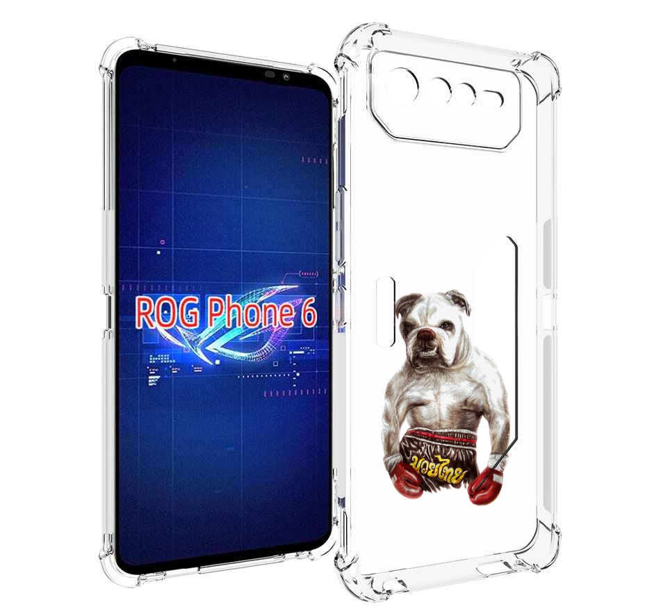 

Чехол MyPads боксер для Asus ROG Phone 6, Прозрачный, Tocco