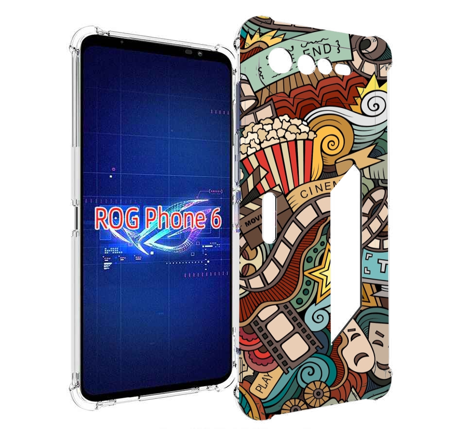 

Чехол MyPads любимое кино для Asus ROG Phone 6, Прозрачный, Tocco