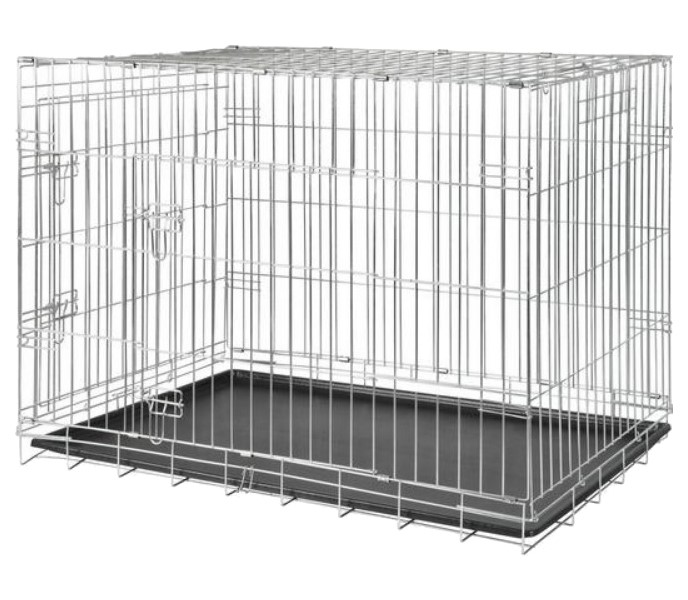Клетка для собак TRIXIE 62x93x69см 658 серый, 2 двери
