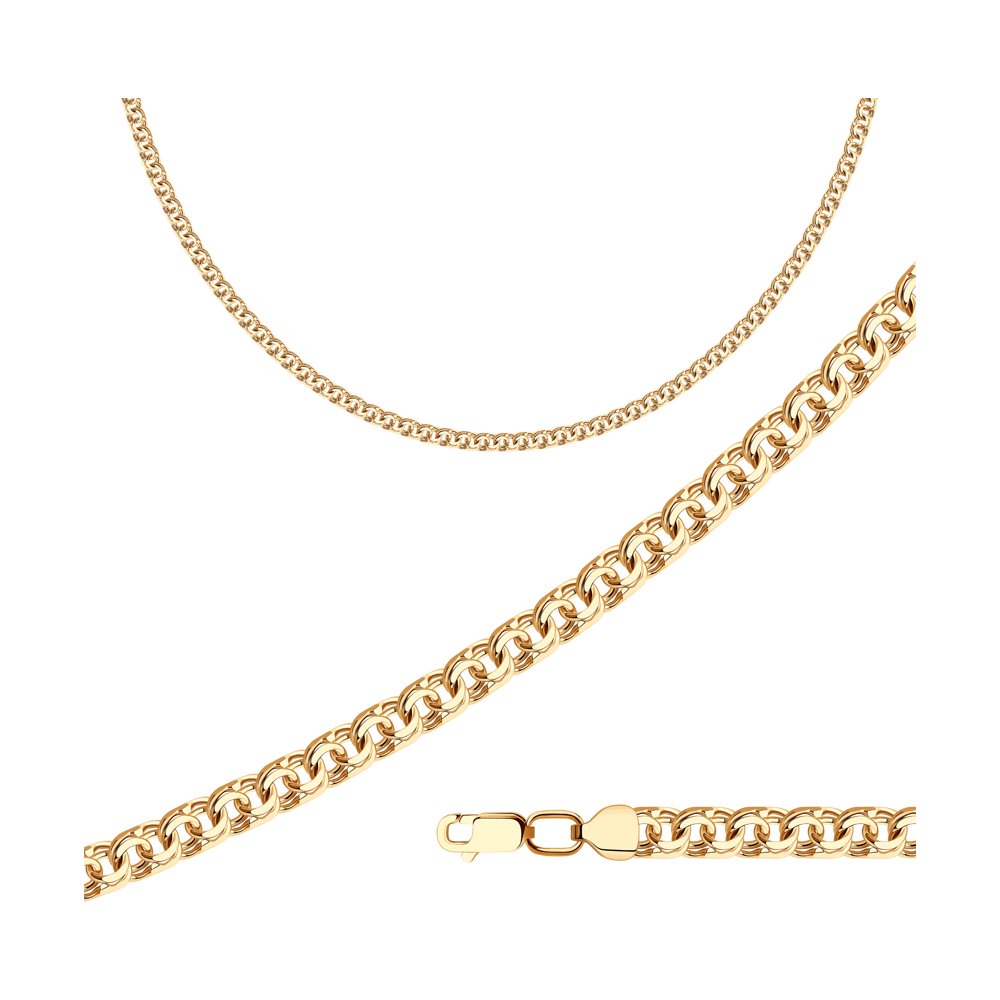 

Цепочка из серебра 50 см SOKOLOV 988140804, 988140804