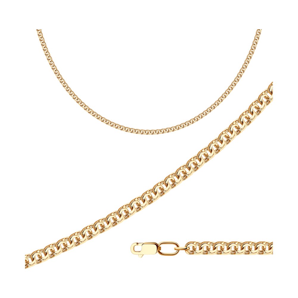 

Цепочка из серебра 60 см SOKOLOV 988140704, 988140704
