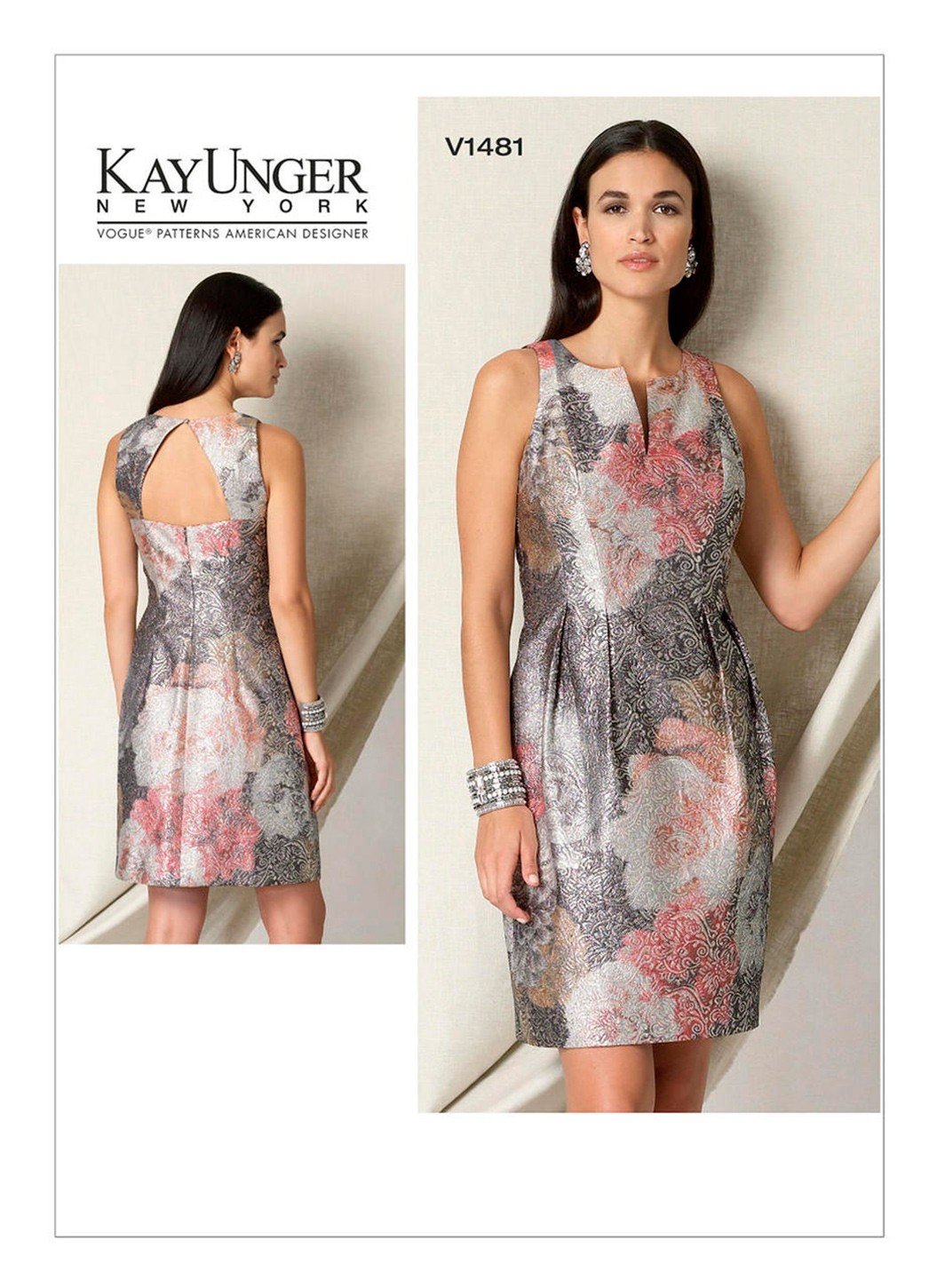 

Выкройка Vogue №1481 — Платье от Kay Unger
