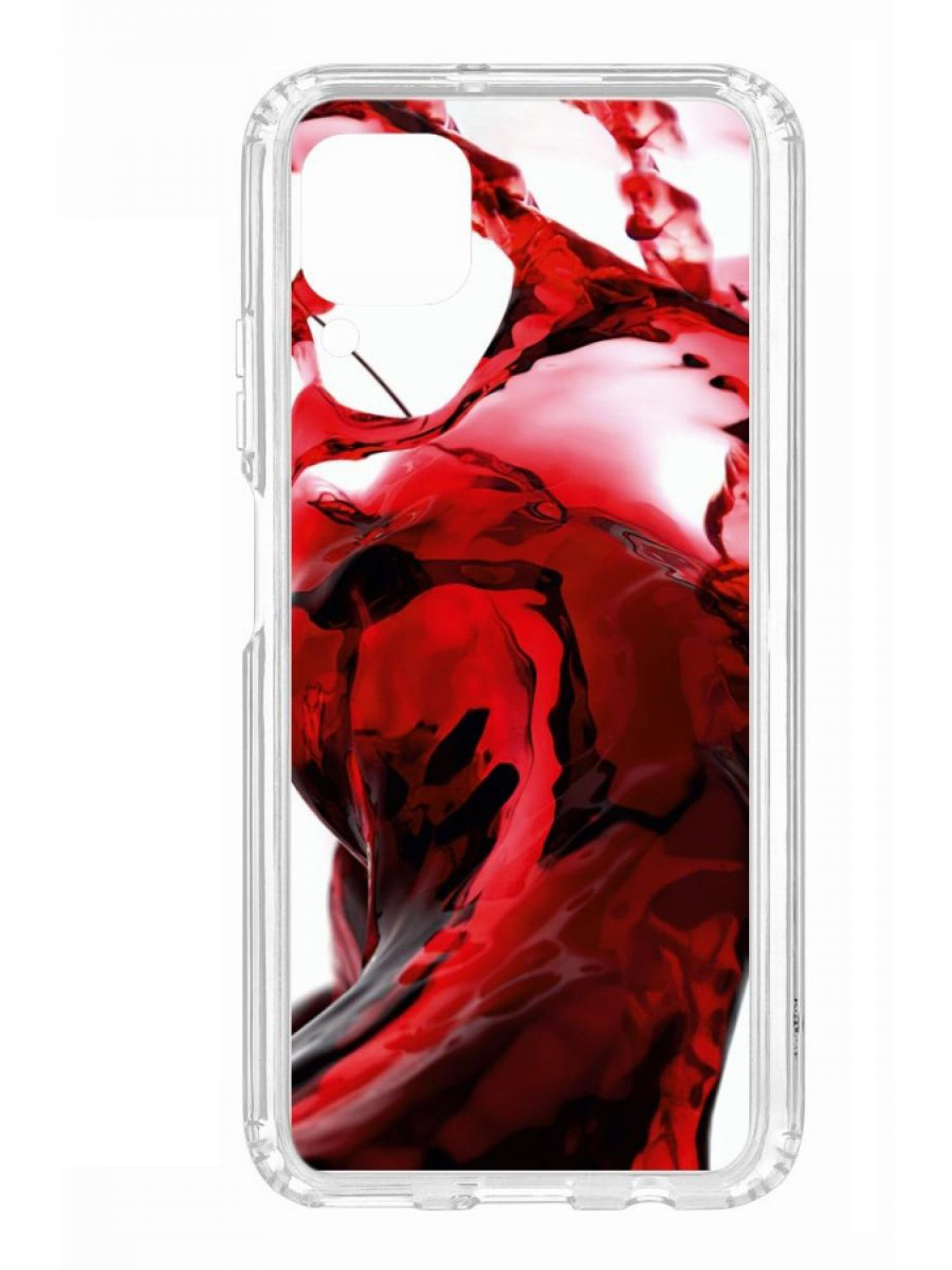 

Чехол для смартфона Huawei P40 Lite КRUЧЕ Print прозрачный с принтом, Красный