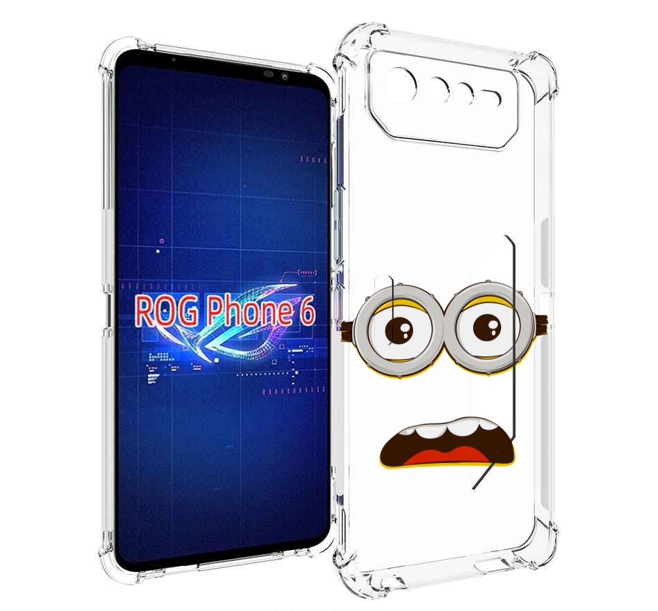 

Чехол MyPads лицо-миньона для Asus ROG Phone 6, Прозрачный, Tocco