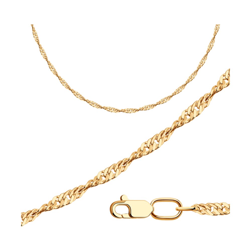 

Цепочка из серебра 60 см SOKOLOV 988090502, 988090502