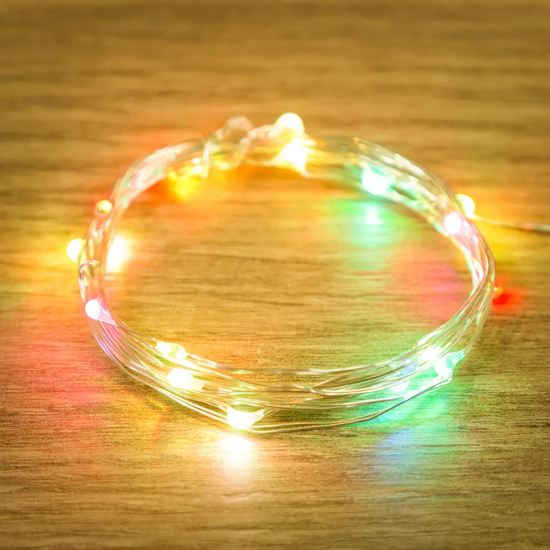 

Световая гирлянда новогодняя Neon-night Sss-89205666 2м разноцветный/RGB