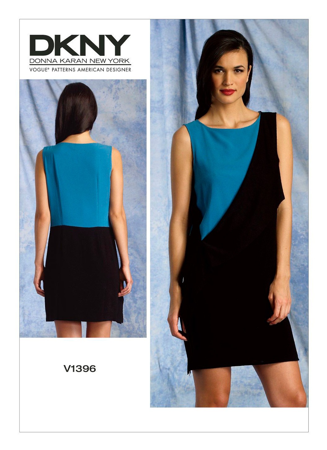 

Выкройка Vogue №1396 — Платье прямое от DKNY