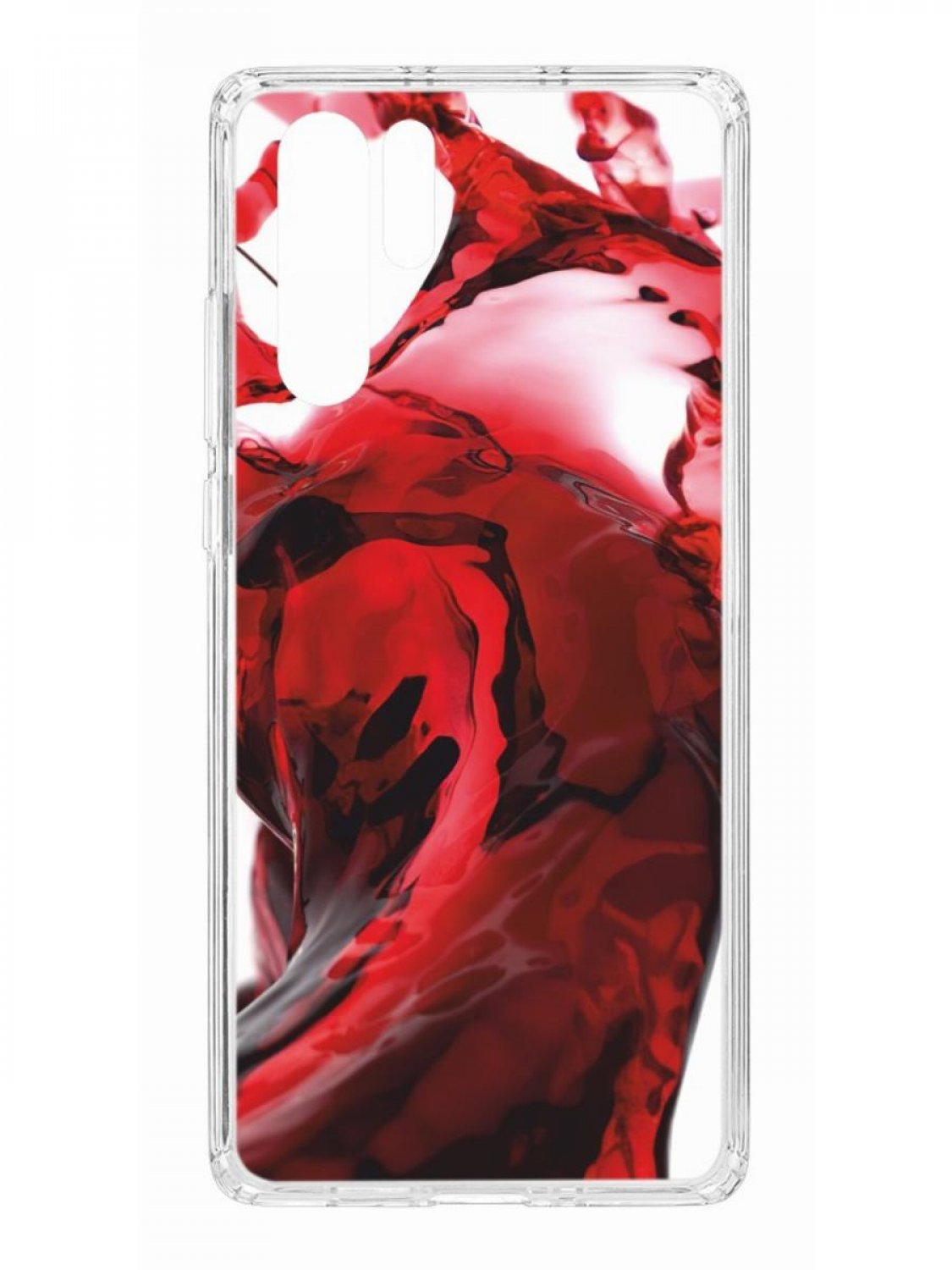 

Чехол для смартфона Huawei P30 Pro КRUЧЕ Print прозрачный с принтом, Красный