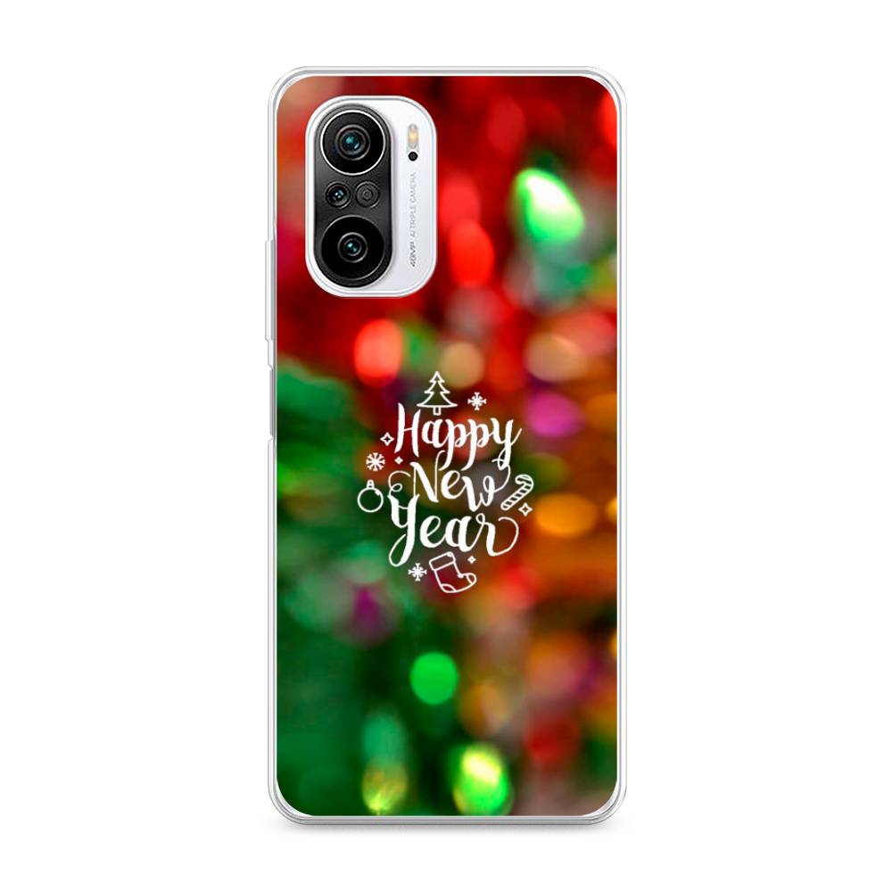 

Чехол на Xiaomi Redmi K40 "Новый Год на елке", Зеленый;красный;желтый, 310950-5