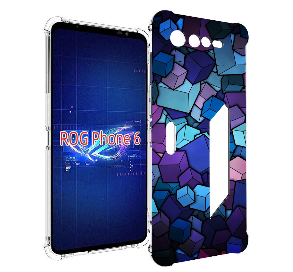 

Чехол MyPads лепестки для Asus ROG Phone 6, Прозрачный, Tocco