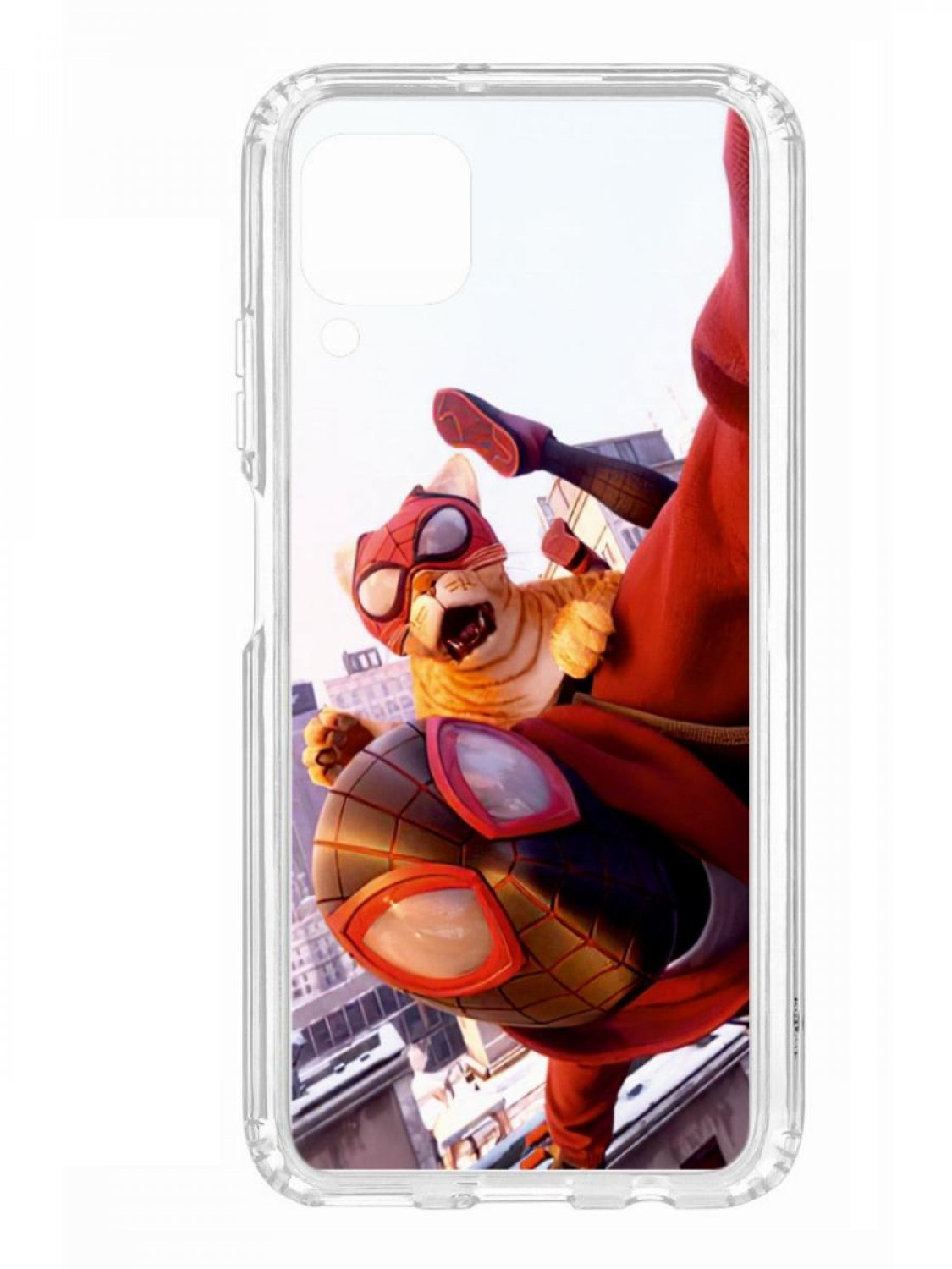 

Чехол для смартфона Huawei P40 Lite КRUЧЕ Print прозрачный с принтом, Красный