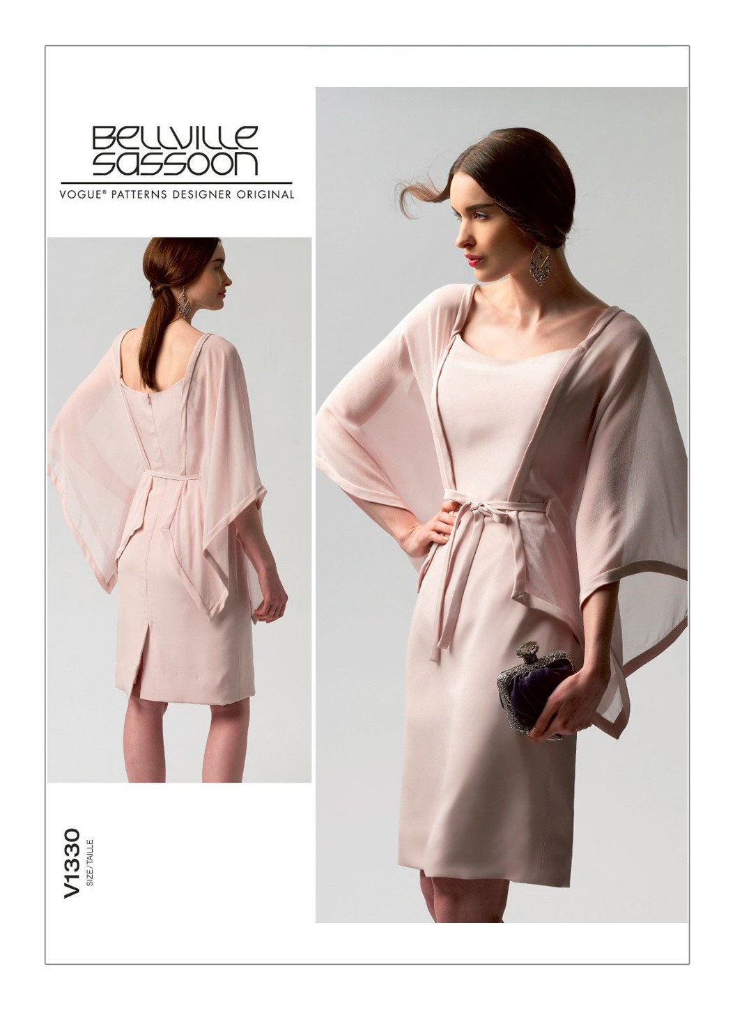 

Выкройка Vogue №1330 — Платье с поясом от Bellville Sassoon