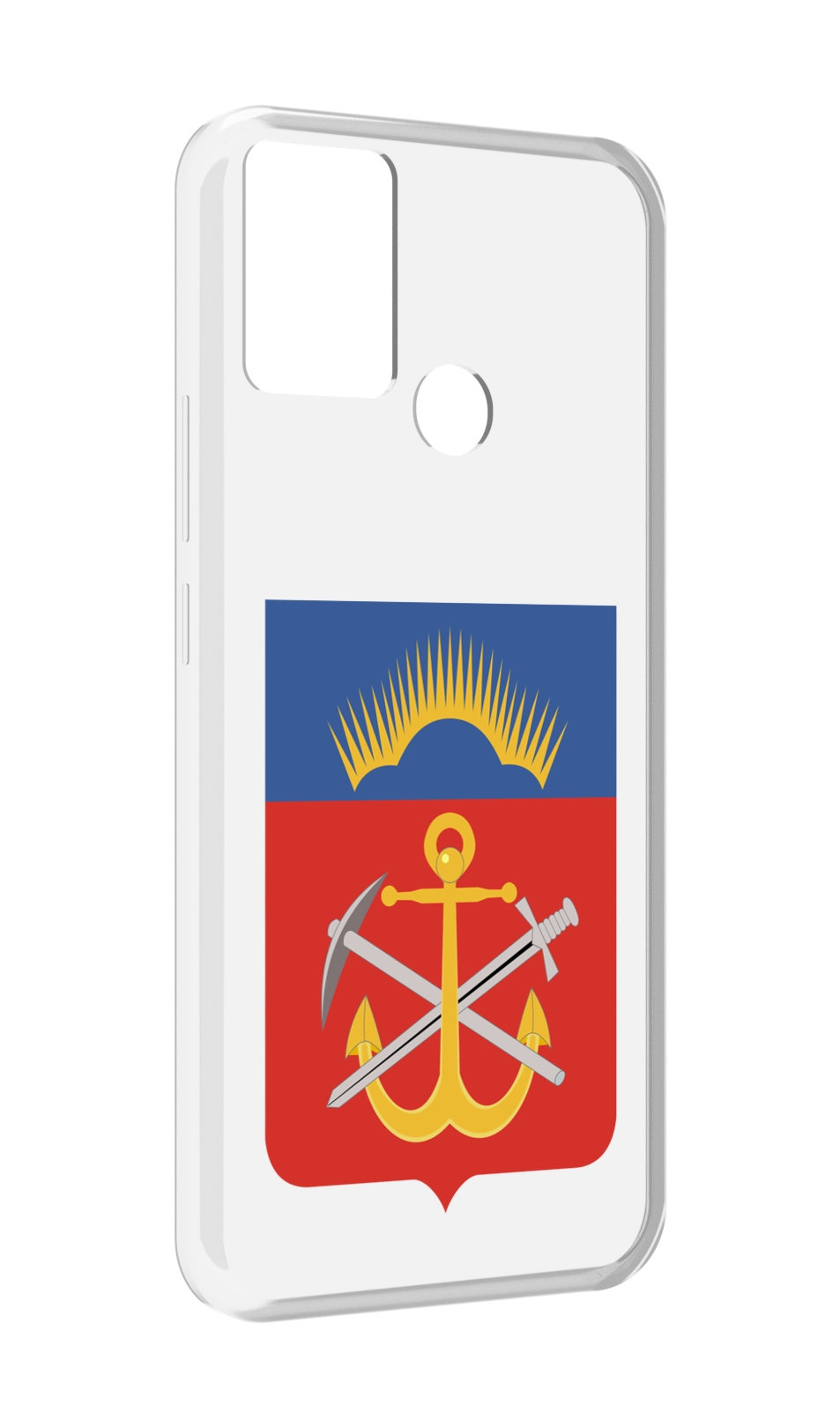 

Чехол MyPads герб-мурманская-область для Infinix Hot 11 Play, Прозрачный, Tocco
