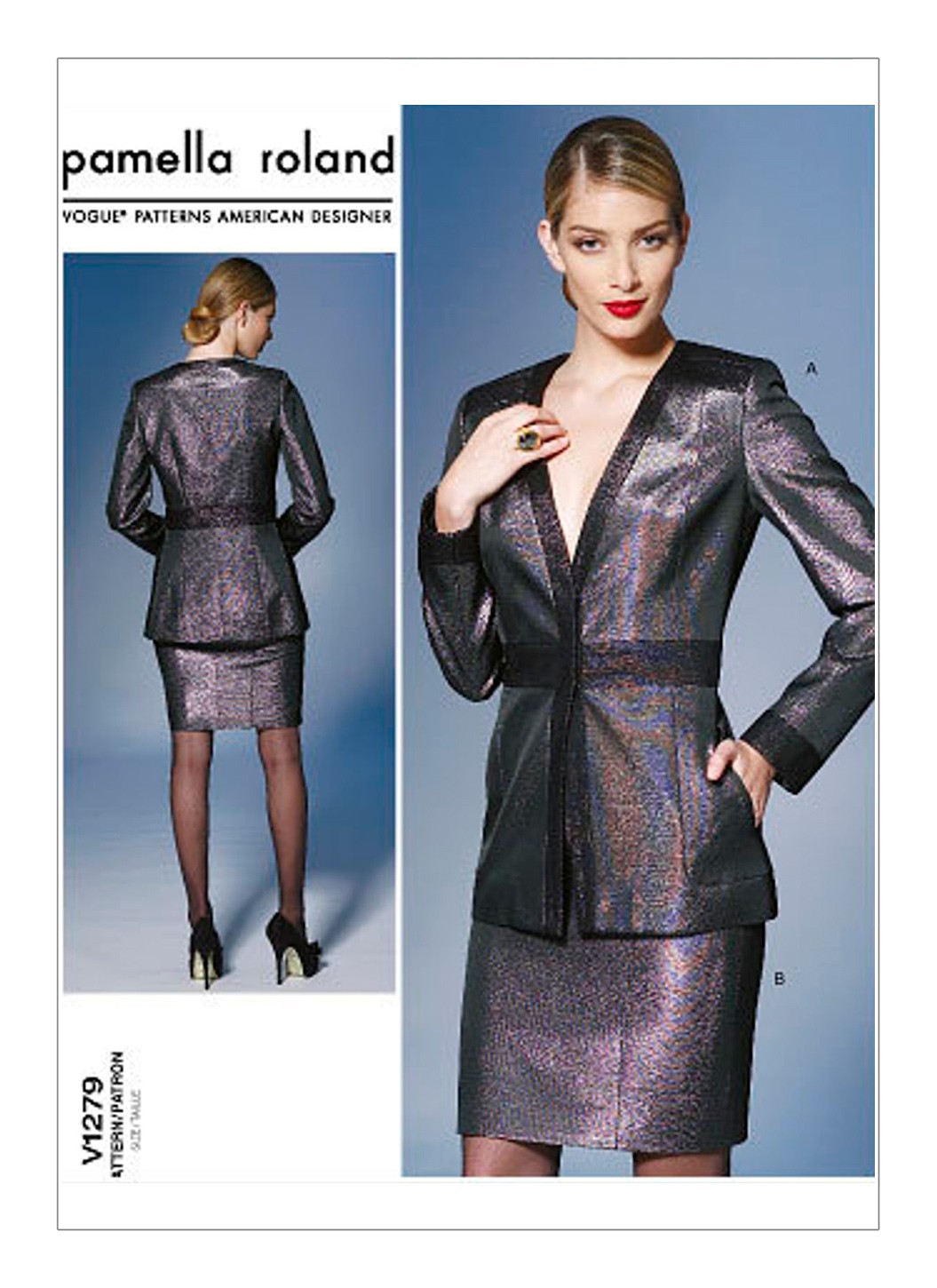 

Выкройка Vogue №1279 — Костюм: жакет, юбка от Pamella Roland