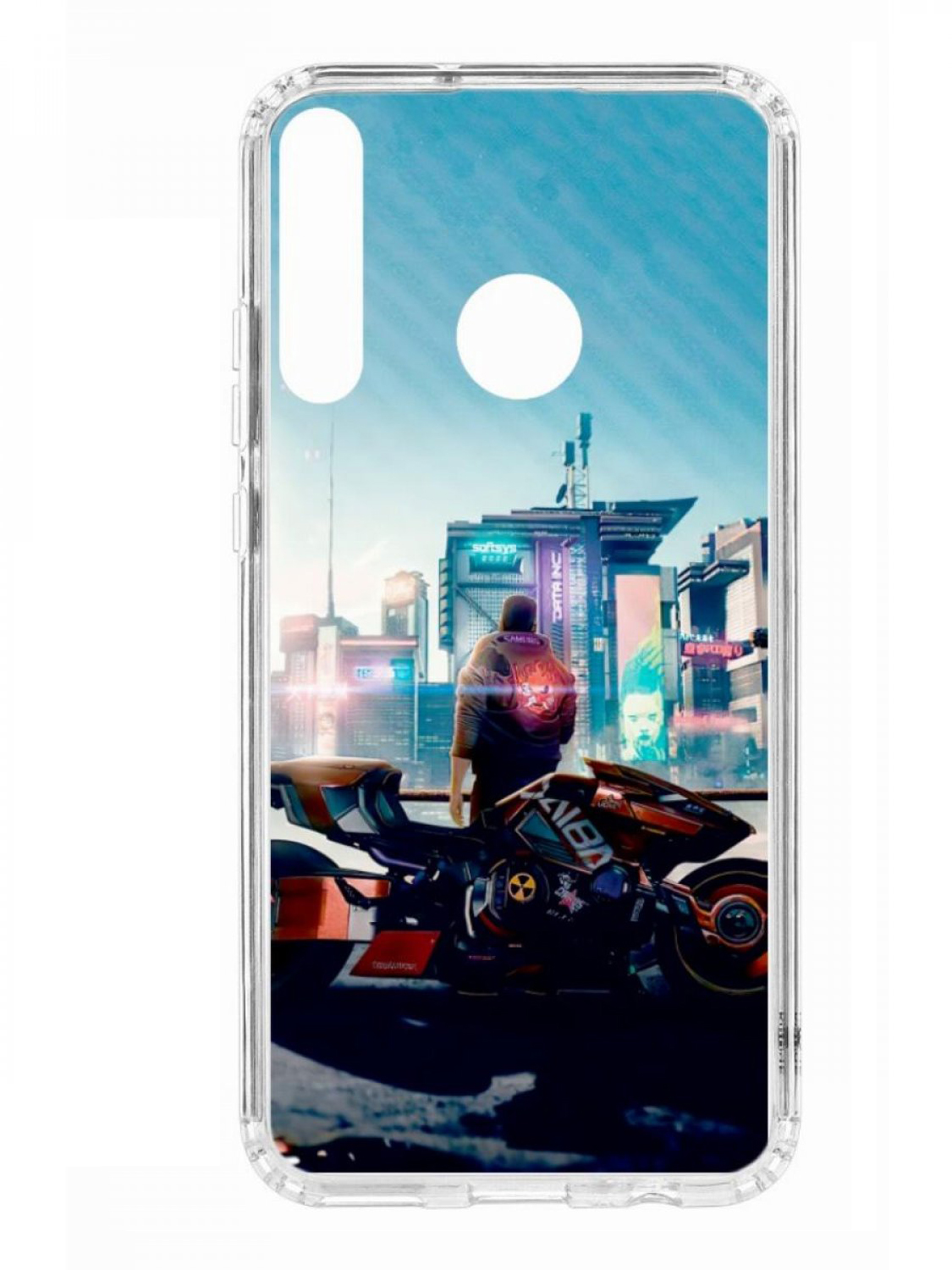 

Чехол для смартфона Huawei P40 Lite E КRUЧЕ Print прозрачный с принтом