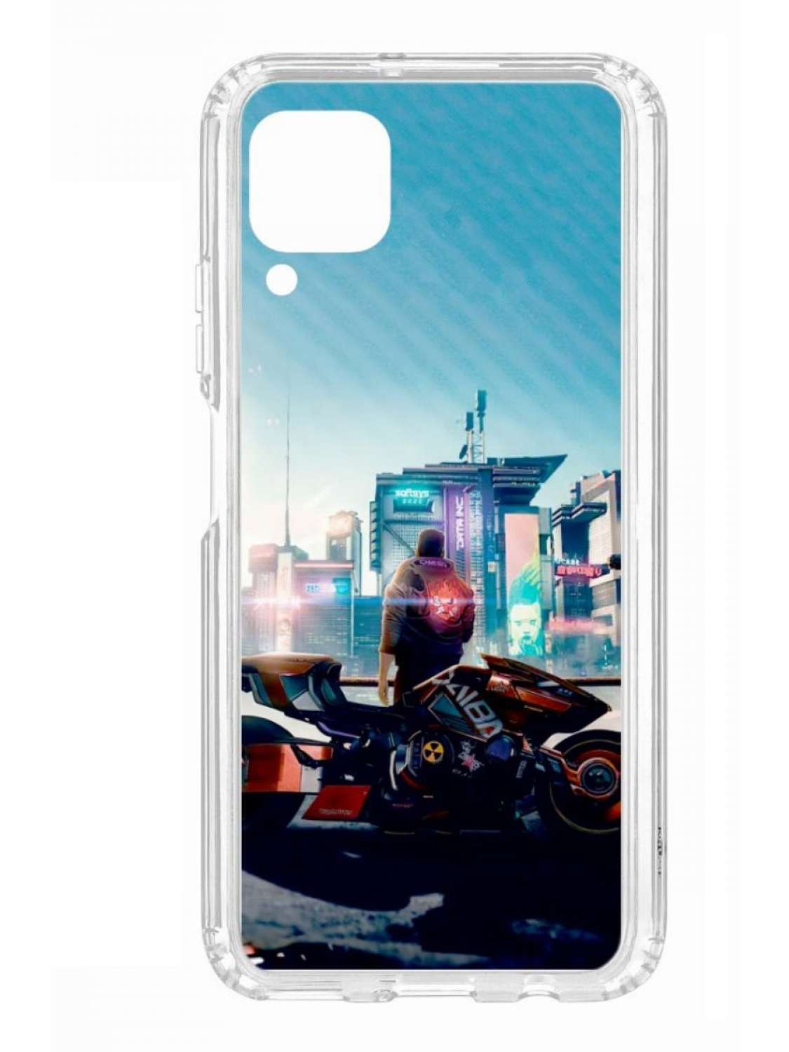 Чехол для смартфона Huawei P40 Lite КRUЧЕ Print прозрачный с принтом