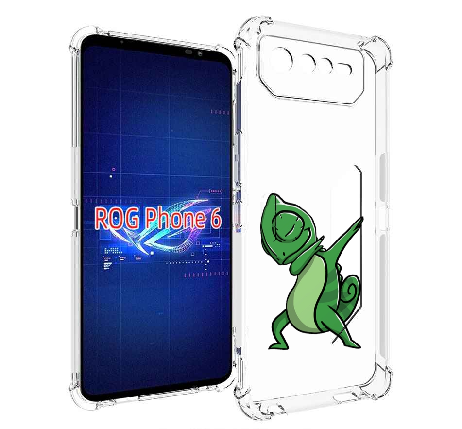 

Чехол MyPads крутой-хамелеон для Asus ROG Phone 6, Прозрачный, Tocco