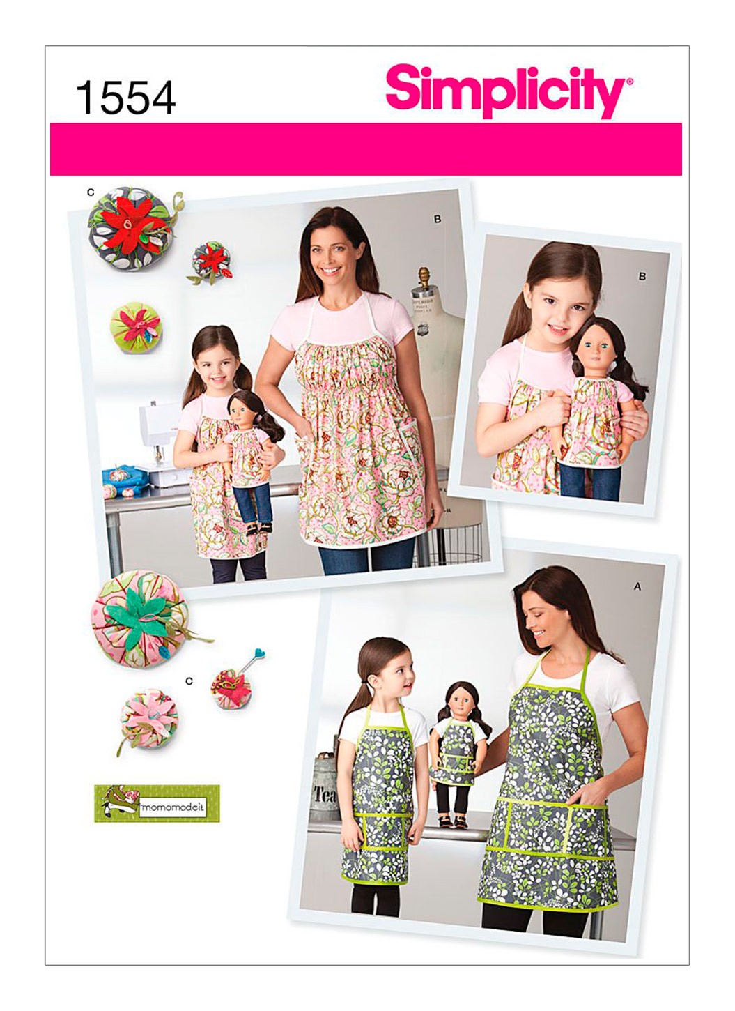 

Выкройка Simplicity №1554 — Фартуки
