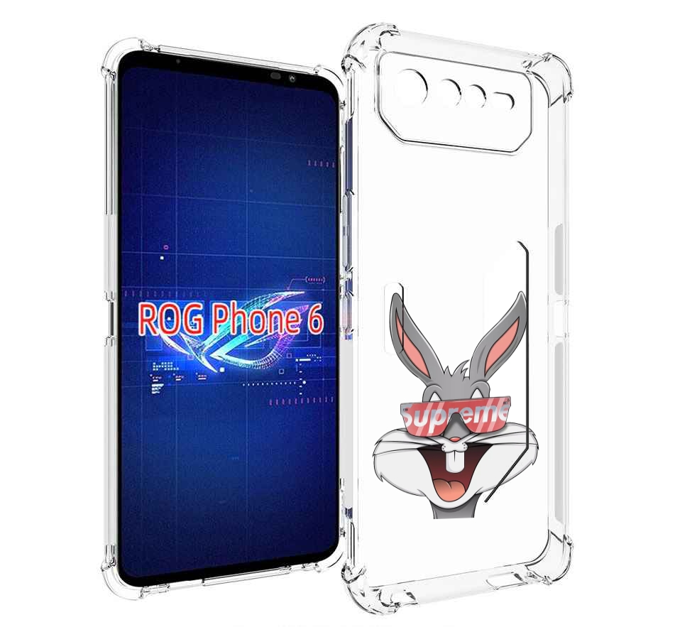

Чехол MyPads крутой-заяц для Asus ROG Phone 6, Прозрачный, Tocco