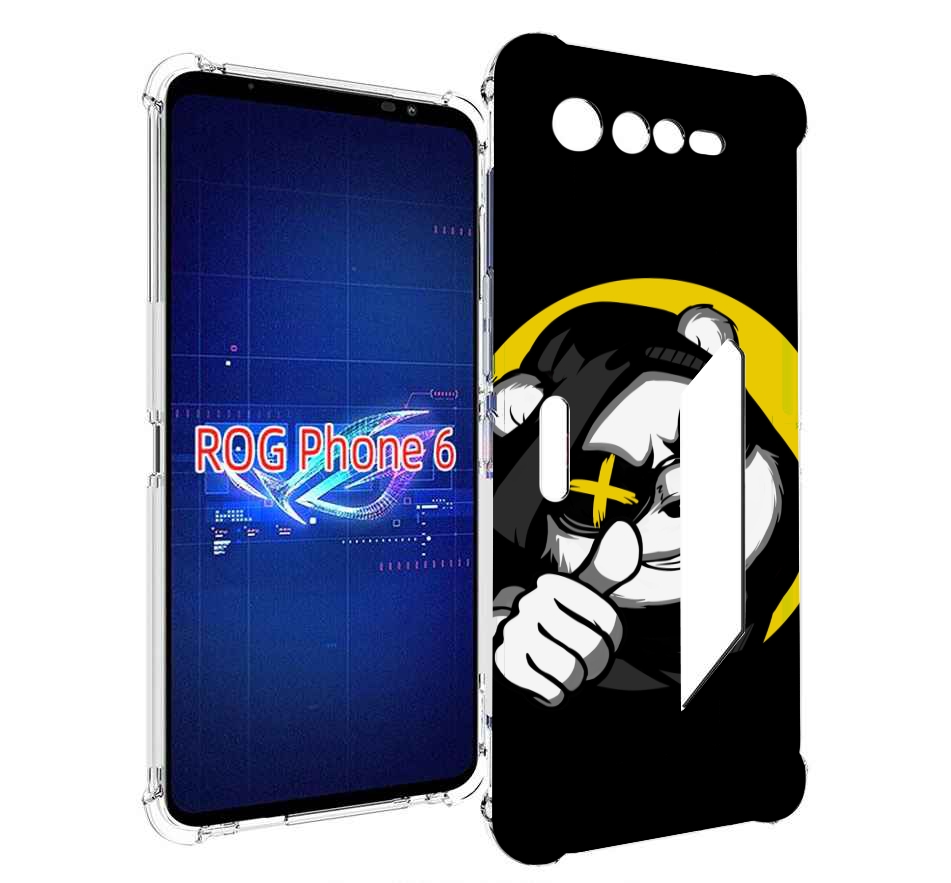 

Чехол MyPads крутая пандочка ок для Asus ROG Phone 6, Прозрачный, Tocco