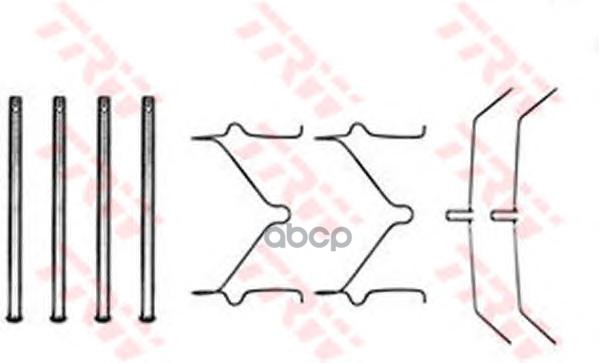 Комплект монтажный тормозных колодок TRW PFK208