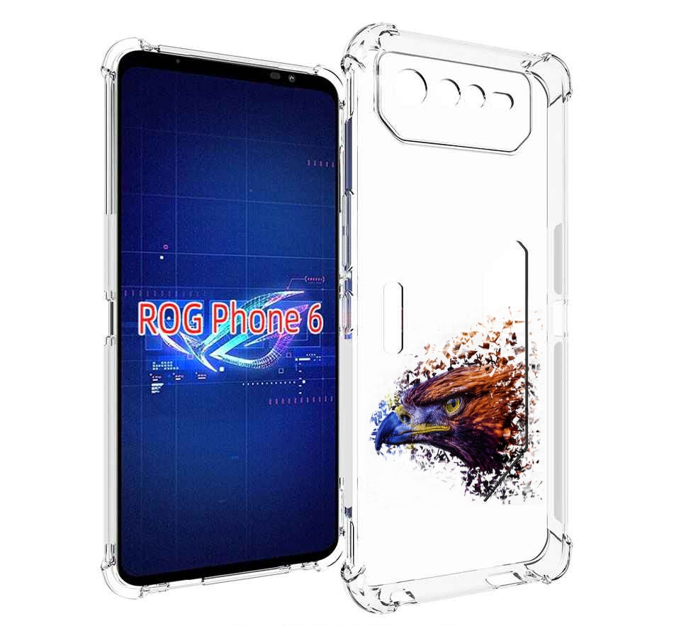 

Чехол MyPads красочный орел для Asus ROG Phone 6, Прозрачный, Tocco